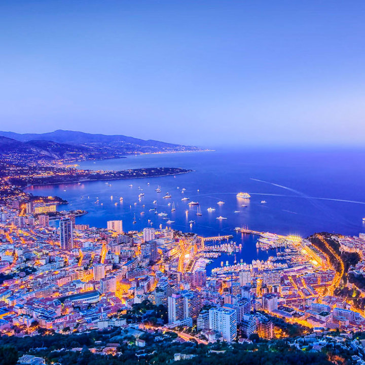 Monaco and its surroundings